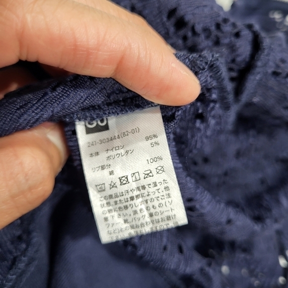 GU - Chrochet Jackets Navy Blue Jacket - Picture 7 of 8